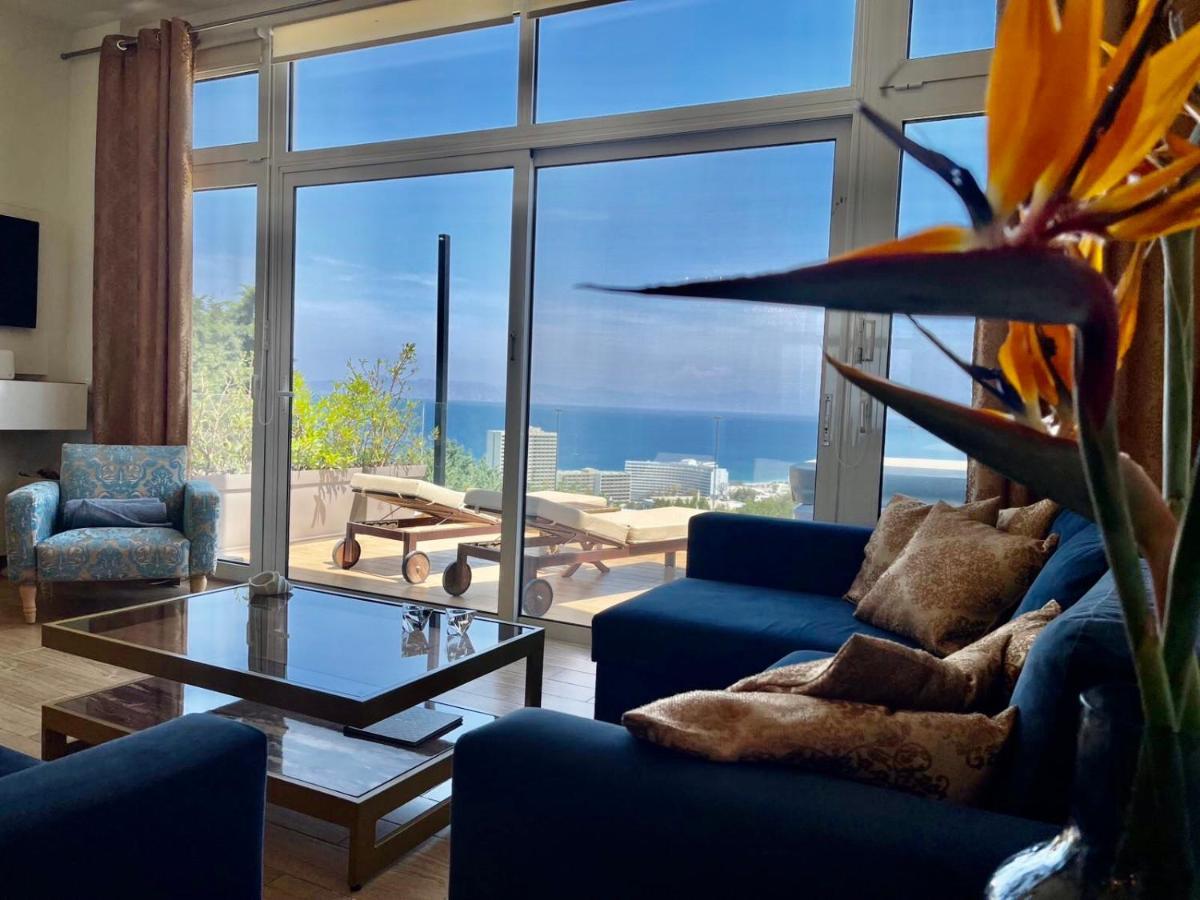Flyviewflatsgold Privatehottub With Seaview Apartment Ixia  Bagian luar foto
