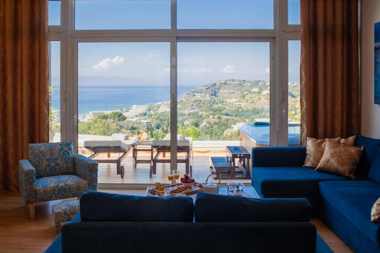 Flyviewflatsgold Privatehottub With Seaview Apartment Ixia  Bagian luar foto