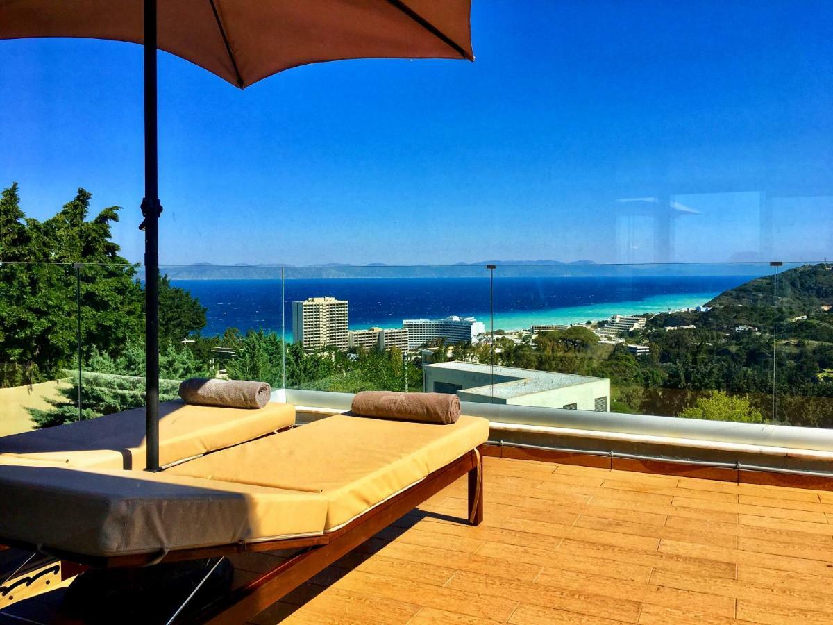 Flyviewflatsgold Privatehottub With Seaview Apartment Ixia  Bagian luar foto