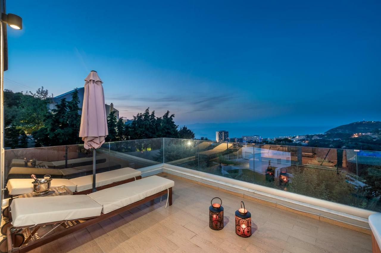Flyviewflatsgold Privatehottub With Seaview Apartment Ixia  Bagian luar foto