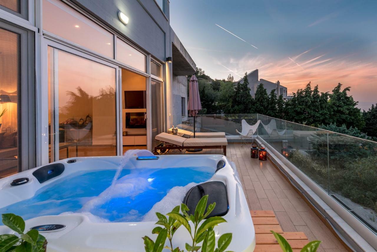 Flyviewflatsgold Privatehottub With Seaview Apartment Ixia  Bagian luar foto