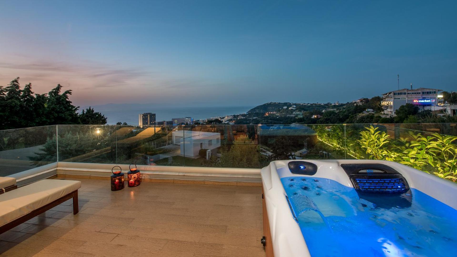 Flyviewflatsgold Privatehottub With Seaview Apartment Ixia  Bagian luar foto